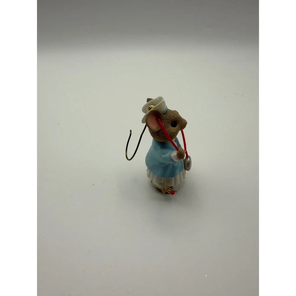 Hallmark Keepsake Ornament 1996 Tender Lovin Care Nurse Mouse Ed Seale Vintage